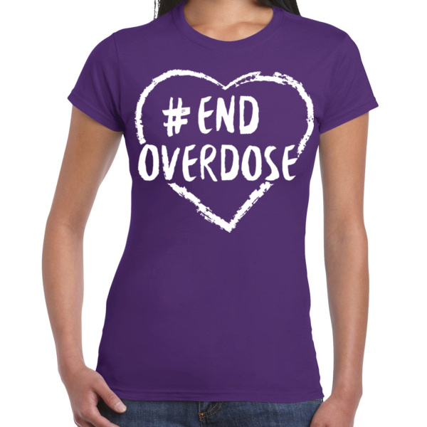 #ENDOVERDOSE HEART - Slim T-Shirt Thumbnail