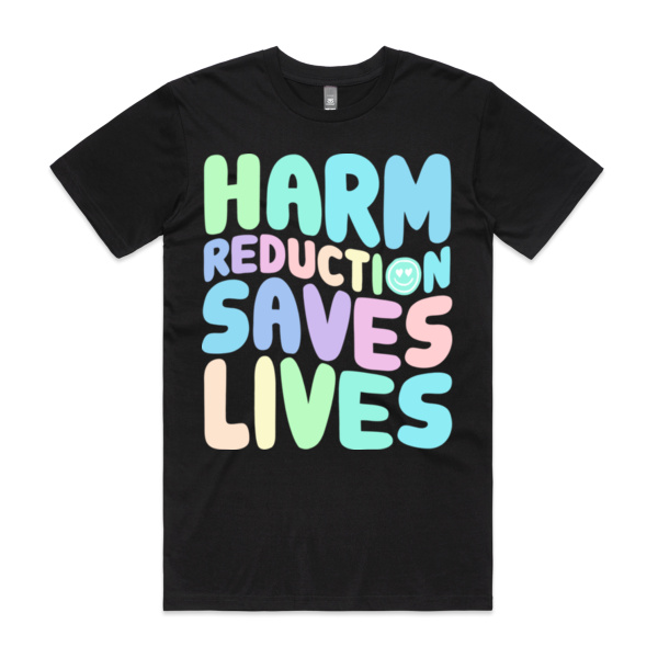 HARM REDUCTION SAVES LIVES  PASTEL - Staple Tee Thumbnail