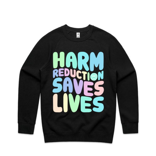 HARM REDUCTION SAVES LIVES PASTEL  - Supply Crew (mens) Thumbnail