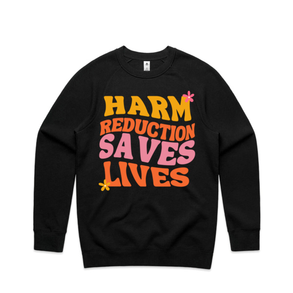 HARM REDUCTION SAVES LIVES RETRO - Supply Crew (mens) Thumbnail