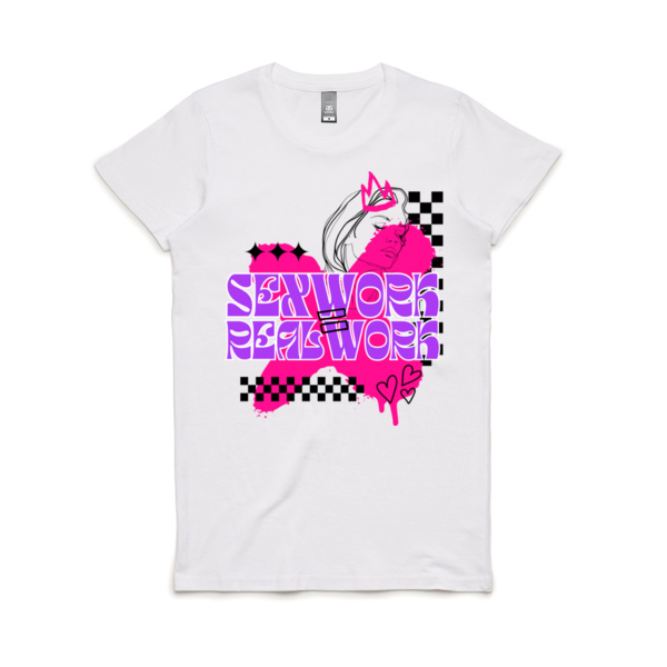 SEX WORK IS REAL WORK - MAPLE TEE (SLIM FIT) Thumbnail