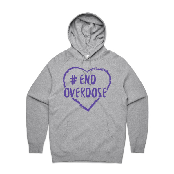 #ENDOVERDOSE HEART - MENS HOOD (SAME DAY PRINT) Thumbnail